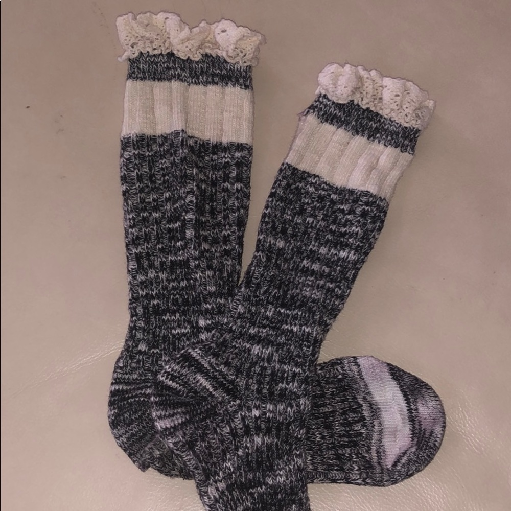 NWOT Boot Socks with cute ruffle